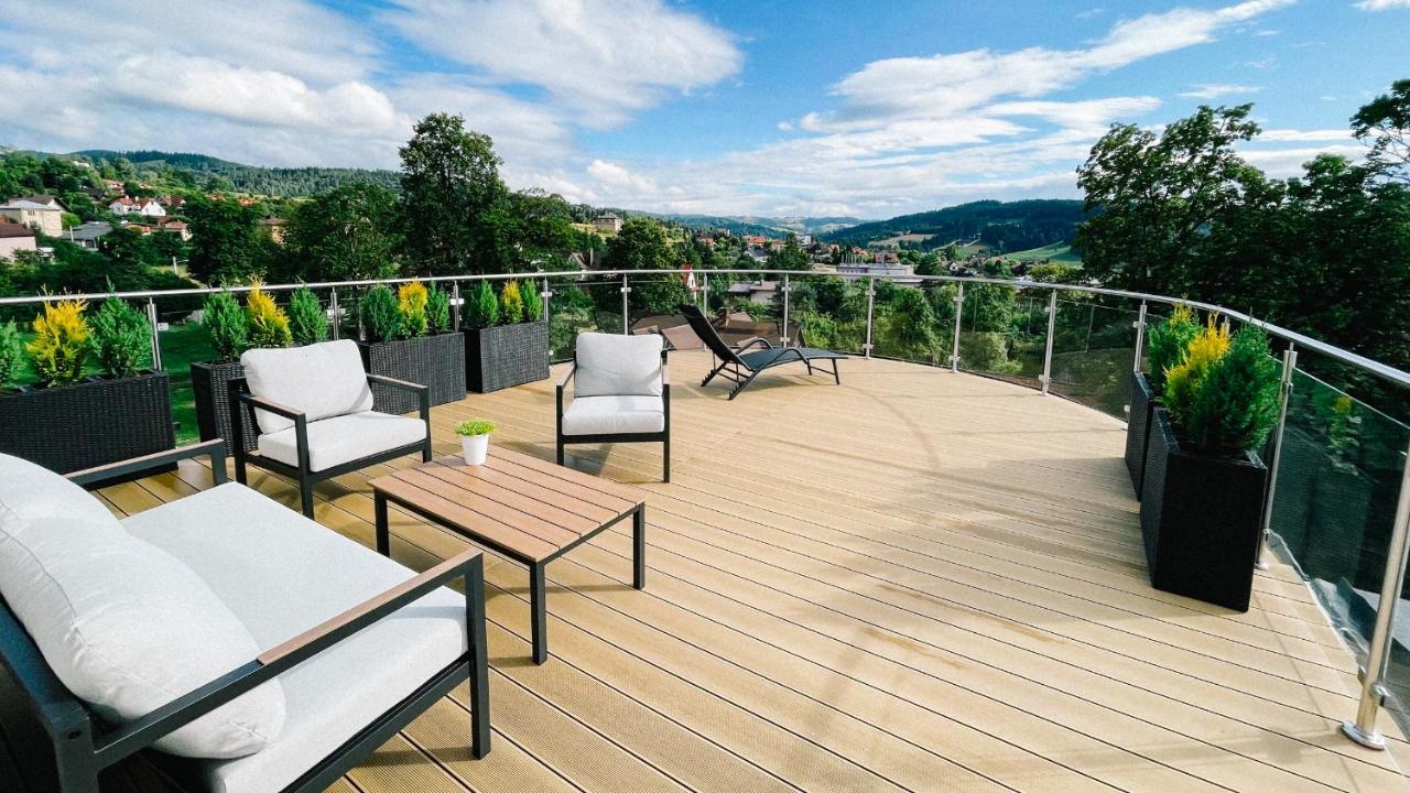 Apartamento Penthouse Sloneczna Rapsodia - Blisko Parku Zdrojowego - Duzy Taras Na Dachu - Piekny Widok - Winda - Garaz Rabka Exterior foto